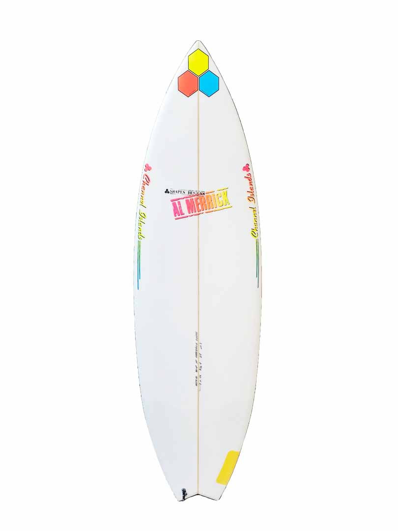 Channel Islands Happy Everyday Swallow Tail surfboard details