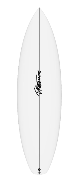 ALAN CLELAND FILE surfboard model deck