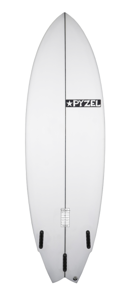 TIGER TWIN surfboard model bottom