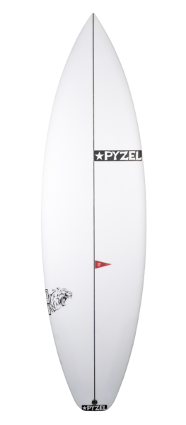 POWER TIGER surfboard model deck