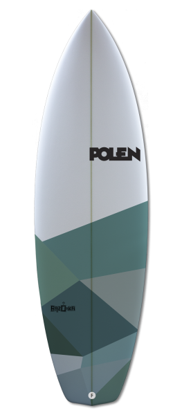 BAZOOKA II surfboard model deck