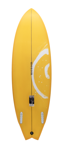 SINISTER surfboard model bottom