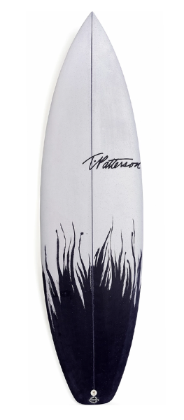 FIVE SPEED surfboard model deck