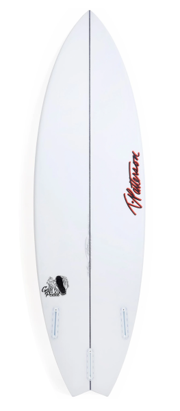 GAS PEDAL surfboard model bottom