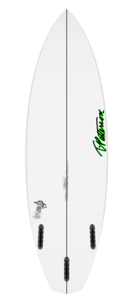 X FILE TWO surfboard model bottom