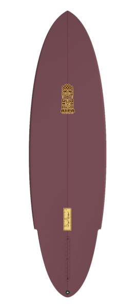 MID STING surfboard model bottom