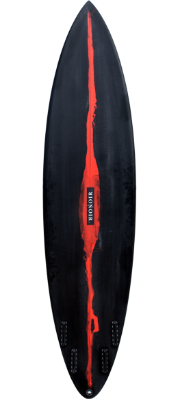 GRIM surfboard model bottom