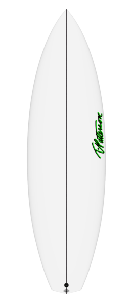 X FILE TWO surfboard model deck