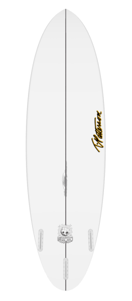 FULL MOON surfboard model bottom