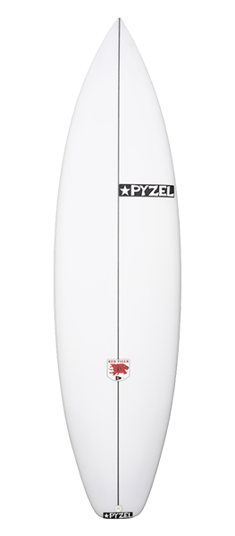 RED TIGER XL surfboard model deck