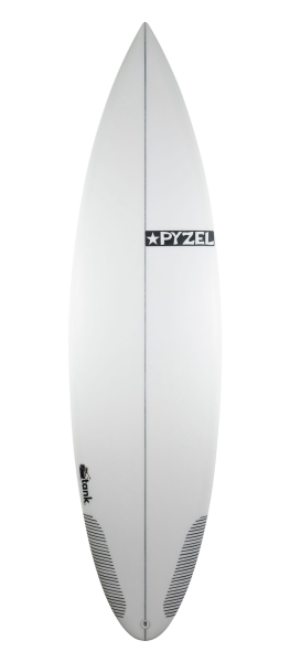 Tank surfboard model deck