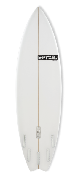 PYZALIEN surfboard model bottom