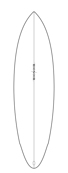 MIRAGE surfboard model