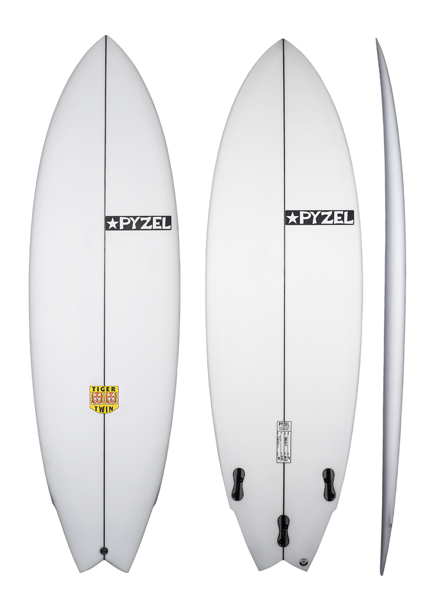 TIGER TWIN surfboard model picture