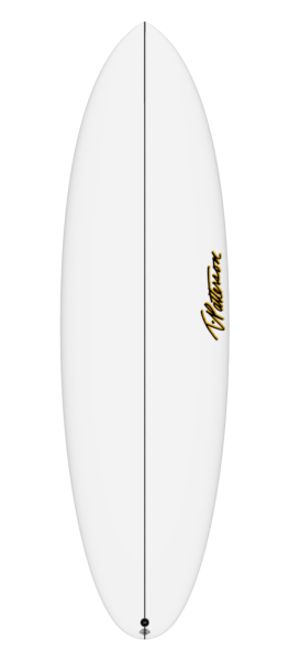 FULL MOON surfboard model deck