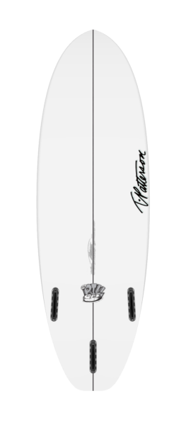 THE PILL TWO surfboard model bottom