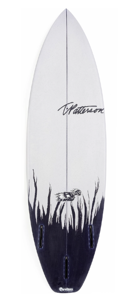 FIVE SPEED surfboard model bottom