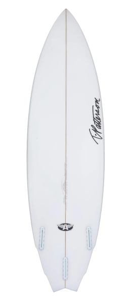 BUILT FOR SPEED surfboard model bottom