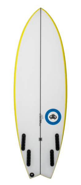 TWIN FUN surfboard model bottom