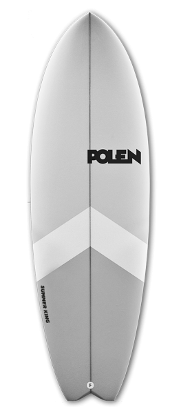 SUMMER KING surfboard model deck