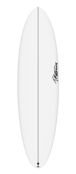 BLUE FIN surfboard model deck