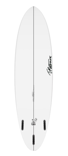 BLUE FIN surfboard model bottom