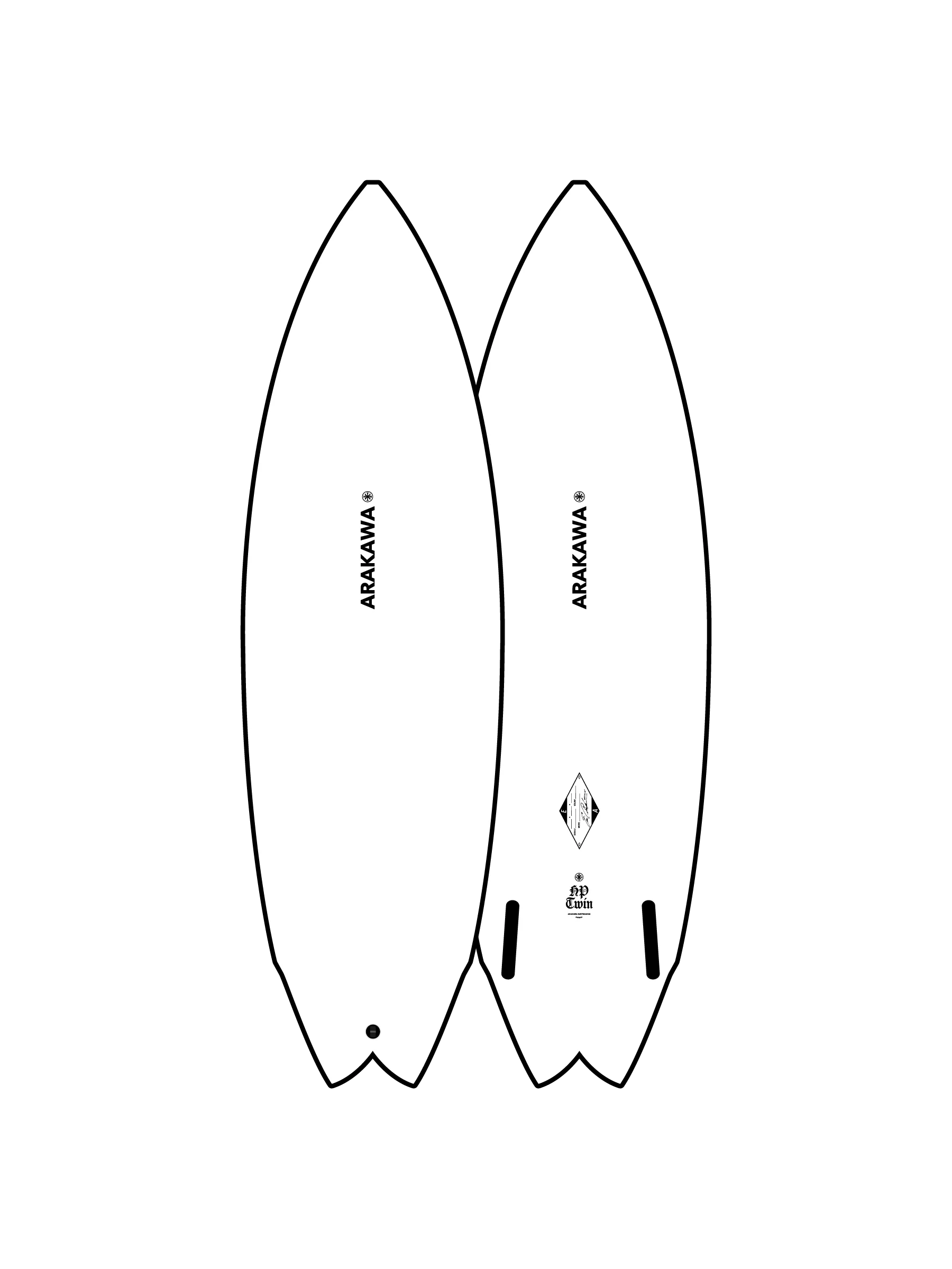 HP-Twin - Arakawa Surfboards