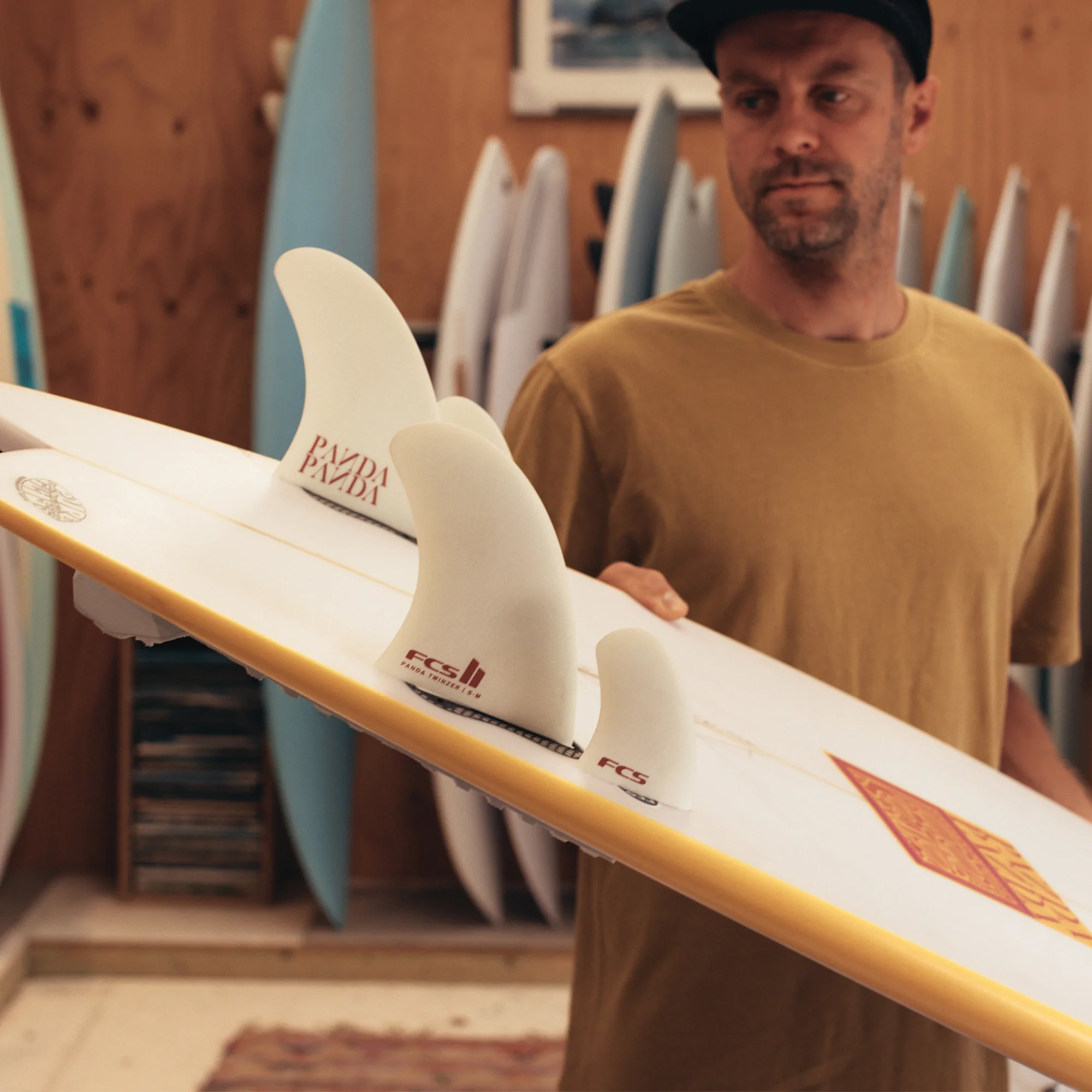 【送料込/フィン付】 PANDAパンダ サーフボード 6’1ツイン フィッシュ FCS FCS2 X PANDA TWINZERS | Panda Surfboards