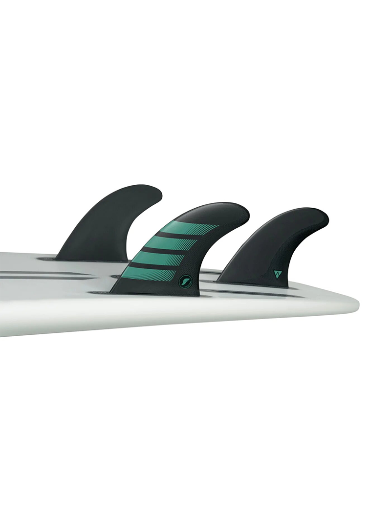 Futures Fins F6 Alpha Series Carbon/Teal, Futures - The Base Surf