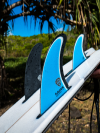 FUTURES 2FINS MARK RICHARDS FIBERGLASS TWIN + 1
